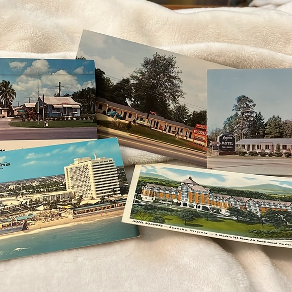 Hotel,motel postcards old, vintage, standard size, 2 c stamps, three cent stamps - Picture 3 of 5
